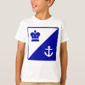 Kronen- und Anchor-T - Shirt (Vorderseite)