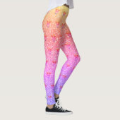 Kronen- und Herzpastel Print Leggings (Rechts)