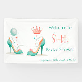 Kronen und hohe Absätze - Glamouröses Thema Rosa & Banner