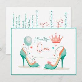 Kronen und hohe Absätze - Glamouröses Thema Rosa & Einladung