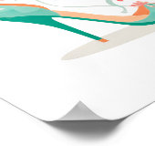 Kronen und hohe Absätze - Glamouröses Thema Rosa & Poster (Ecke)