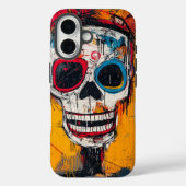 Kronen- und Knochentelefonfall Case-Mate iPhone Hülle (Rückseite)