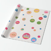 Kronen- und Punktumhüllungspapier Geschenkpapier (Ungerollt)