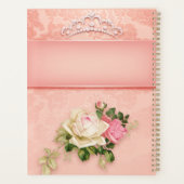 Kronen und Rose rosa Planer (Rückseite)