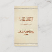 Kronen-Visitenkarte Visitenkarte (Rückseite)