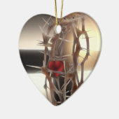 Kronen von Thornen Keramik Ornament (Links)