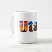 Kronen von Utah Kaffeetasse (Vorderseite Links)