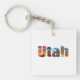 Kronen von Utah Schlüsselanhänger