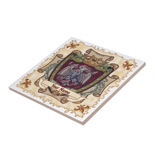 Kronenbanner Adlername Fliese (Seite)