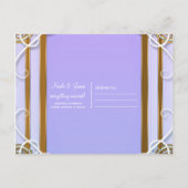 Kronenbeförderung mit lila Goldprinzen Save the Da Ankündigungspostkarte (Rückseite)