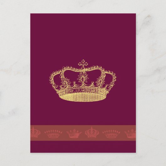 Kronendesigns Postkarte (Vorderseite)