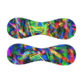 Kronenfarbene Quadrate, grüner Pinselstrich Baseball (Paneele)