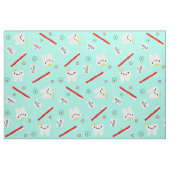 Kronenfleck-Lächeln / Zahnfleisch Stoff (Fat Quarter (45,7 x 55,9 cm))