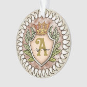 Kronenflügel-Monogramm Ornament (Vorderseite)