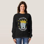 Kronenflüsterer Labor Zahnlabor-Techniker Sweatshirt (Vorne ganz)