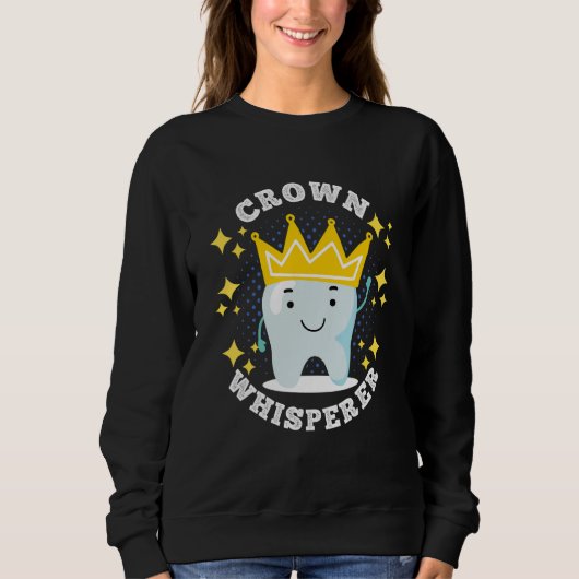 Kronenflüsterer Labor Zahnlabor-Techniker Sweatshirt (Vorderseite)