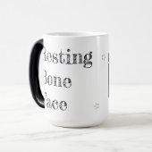 Kronengesicht - Funny Skull-Kaffee Verwandlungstasse (Vorderseite Links)