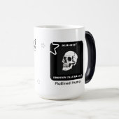 Kronengesicht - Funny Skull-Kaffee Verwandlungstasse (VorderseiteRechts)