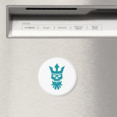 Kronenikon Poseidon Skull Tragen Magnet (In Situ (Geschirrspüler))