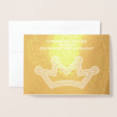 Kronenkarte Folienkarte (Vorderseite mit Umschlag)