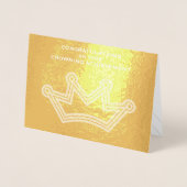 Kronenkarte Folienkarte (Vorderseite)