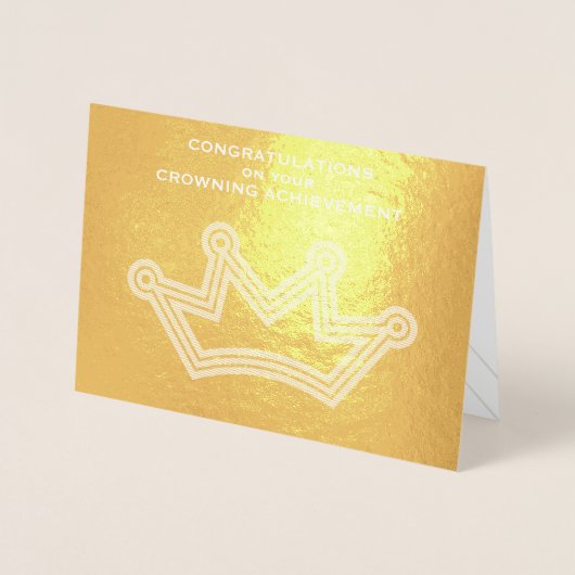 Kronenkarte Folienkarte (Vorderseite)
