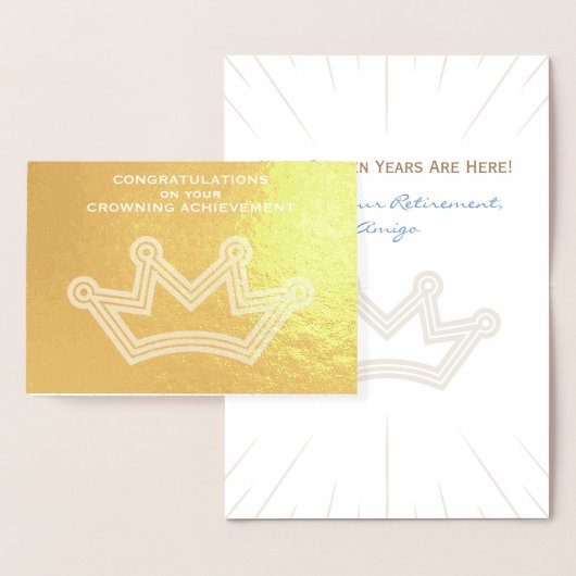 Kronenkarte Folienkarte (Anzeige)