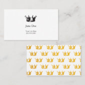 Kronenkarte Visitenkarte (Vorne/Hinten)