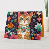 Kronenkatze Karte (Vorderseite)