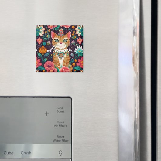 Kronenkatze Magnet (In Situ (Kühlschrank))