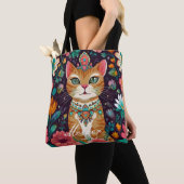 Kronenkatze Tasche (Von Nahem)