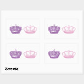 Kronenkleber Rechteckiger Aufkleber (Blatt)