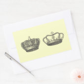 Kronenkleber Rechteckiger Aufkleber (Umschlag)