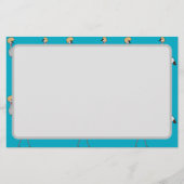 Kronenkraniche Briefpapier (Vorderseite)