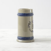 Kronenkranz A Monogramm Bierglas (Mittel)