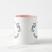 Kronenkranz A Monogramm Tasse (Zentrum)