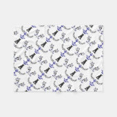 Kronenkrez Fleecedecke (Vorderseite (Horizontal))