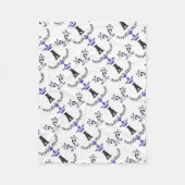 Kronenkrez Fleecedecke (Vorderseite)