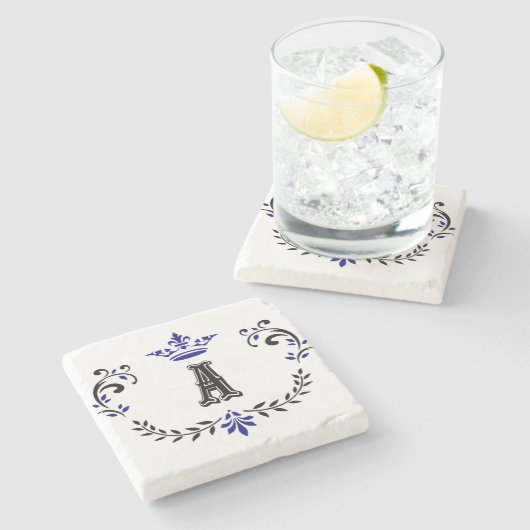 Kronenkrez Steinuntersetzer (Seitenansicht)