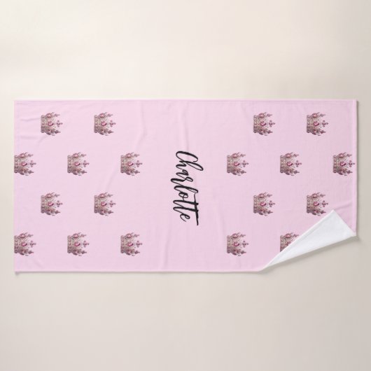 Kronenmädchen Badehandtuch (Badehandtuch)