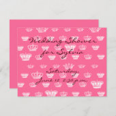 Kronenmuster in Weiß (Vorne/Hinten)