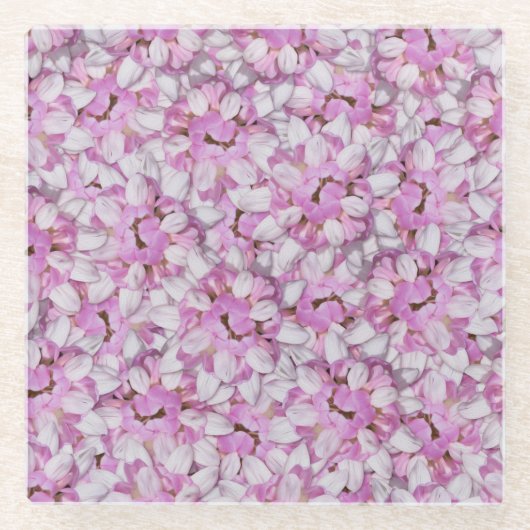 Kronenmuster Nahtloses Muster Glasuntersetzer (Vorderseite)