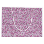 Kronenmuster Nahtloses Muster Große Geschenktüte (Rückseite)