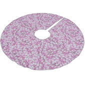 Kronenmuster Nahtloses Muster Polyester Weihnachtsbaumdecke (Schrägansicht)