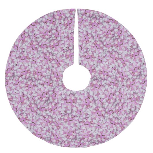 Kronenmuster Nahtloses Muster Polyester Weihnachtsbaumdecke (Vorderseite)