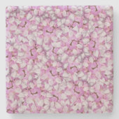 Kronenmuster Nahtloses Muster Steinuntersetzer (Vorderseite)