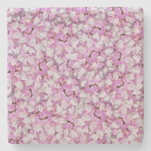 Kronenmuster Nahtloses Muster Steinuntersetzer (Vorderseite)