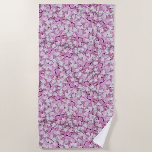 Kronenmuster Nahtloses Muster Strandtuch (Vorderseite)