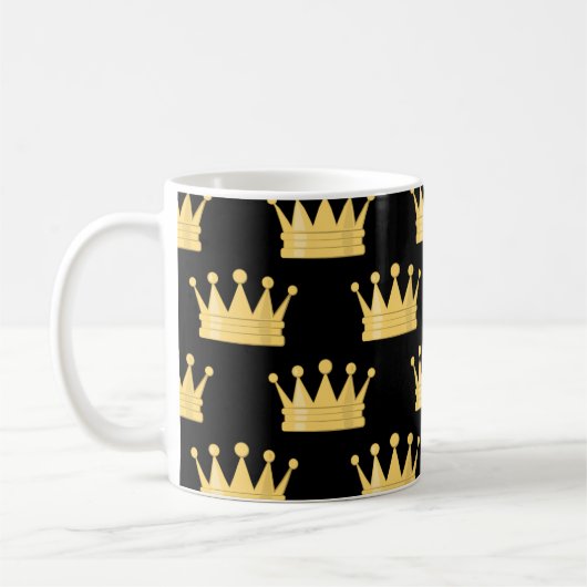 Kronennahes Muster Kaffeetasse (Links)