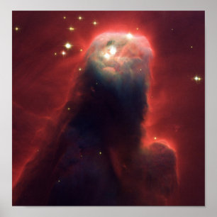Kronennebel im Raum NGC 2264 Poster